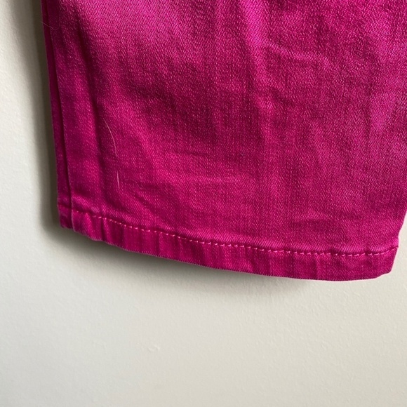 White House Black‎ Market Women's Fuchsia (Pink) Denim Slim Ankle Jeans Size 10R - Picture 5 of 14